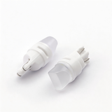 T10 Ceramic LED Neutral White Ultra Short 26mm Bulb For Vanity Mirror Sun Visor Light Car Interior Upgrade  (Smoked Wedge Combo Beam Lens)