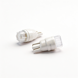 T10 LED Bulb Ceramic Body W5W 194 168 High Brightness 6500K White 12V Automotive Light for Car Interior Exterior Dome Map Door License Plate Light(Smoked Helmet Shape Lens)