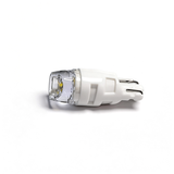 T10 194 168 W5W High Bright LED Bulb Ceramic Body 6500K White 12V Car Light for License Plate Dome Map Door Courtesy Position Light  (Transparent Diffused Beam Lens)