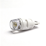 T10 194 168 W5W High Bright LED Bulb Ceramic Body 6500K White 12V Car Light for License Plate Dome Map Door Courtesy Position Light  (Transparent Diffused Beam Lens)