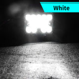 4 Inch Rectangle LED High Lumen Work Light, 2800LM 54W 9-30V IP67 Heavy Duty Fully Sealed, Durable Rectangle Driving Lamp for Excavator Tractor 4x4 Overland Vehicles