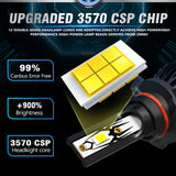 9005 HB3 9006 HB4 H1 H4 H7 H11  LED Headlight Bulbs 12V 50W 6000K Cool White 6000LM IP68 Waterproof Car Headlight Kit