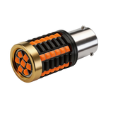 Super Bright 1156 1156 BA15S S25 LED Bulb Amber, 3030 SMD 43LED 360° Full Angle Turn Signal Light