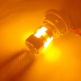 1156 BA15S P21W LED Amber Blinker Turn Signal Bulb Super Bright with Cooling Fan Non-Polarity Canbus Decoder Anti Flicker Error Free Stable Performance 12V DC