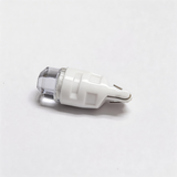 T10 Ceramic LED Bulb 2825 192 Compatible, Non-Polarity Plug and Play 5000K Natural White for Dashboard Gauge Cluster（ Six-sided lateral lens with a circular top）