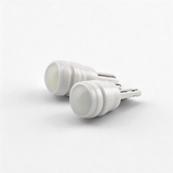 Upgraded T10 Ceramic LED Bulb W5W 194 168 6000K Xenon White 12V Vehicle Light Bulb for Interior Dome Map Door Courtesy Side Marker Trunk Light (Smoked Spot beam lens)