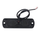 Surface Mount LED Side Marker Light  IP65 Waterproof Sealed, 12V-24V 4W 480LM Universal for Truck Semi Trailer RV Camper, Easy Installation