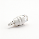 T10 LED Interior Bulb W5W 194 168 Ceramic Body 6000K White 12V Automotive Light for Position Dome Map Door Courtesy Lamp (Transparent Hexagon Lens)