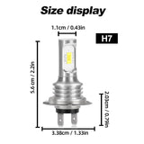 H7 LED Fog Light Bulbs 12V Energy Saving Low Heat for All Kinds of Cars