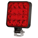 IP67 Waterproof LED Working Light, 6000K Pure White, 12V 48W 16 LED, for Construction Vehicle Farm Work Night Driving