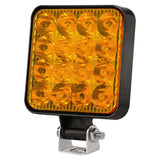 IP67 Waterproof LED Working Light, 6000K Pure White, 12V 48W 16 LED, for Construction Vehicle Farm Work Night Driving
