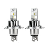 All-in-One H4 H1 H7 H11 9005 9006 LED Conversion Kit, 300% Brighter Than Halogen, 56W 7600LM 6000K Daylight White, Non-Polarity, Easy Installation for Off-Road Vehicles