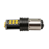 1157 1156 BA15S LED Amber Front Rear Turn Signal Blinker Tail Light Bulb Replacement 12-24V Super Bright 3030 Moulding LED Plug and Play Easy Installation