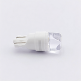 T10 Ceramic LED Bulb 360° Full Angle for Side Marker Door Reflector Clearance Light 26MM (Transparent Wedge Combo Beam Lens)