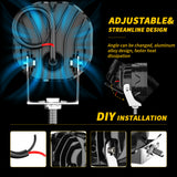 Super Bright 3.07 Inch Square LED Work Light IP67 Waterproof 9-30V DC  22W 6000K 3000LM Flood Beam for Offroad Truck Tractor ATV SUV Marine Boat Construction Light