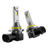 H1 H4 H7 9005 9006 H3  HB4 H11 LED Bulbs with Compact Design Fanless, 30W 3600LM, 6000K-6500K White, Ultra-Thin Connector, Easy DIY Installation for Hatchbacks and Sedans