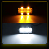IP67 Waterproof LED Truck Side Marker Lights Emergency Warning Light, 12-24V DC, 26LED Strobe Flash Energy Saving for Semi Truck Pickup RV