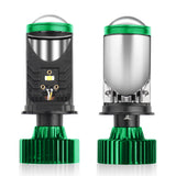H4 LED Lens Projector Bulb 6000K White 90W 14000LM Super Bright 12V-24V Headlight Conversion Kit for Truck SUV Van