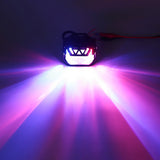 LED Motorcycle Spotlight IP67 Waterproof, 9-30V Universal Fit, 7.7W Different Lighting Mode Steady on / Strobe FlashShockproof for Off-Road Adventures