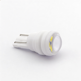 T10 194 168 W5W Ceramic LED Bulb 6500K White 12V Car LED Light for Dome Map Door Courtesy License Plate Side Marker Dashboard Trunk Lamp (Transparent Spot beam lens)