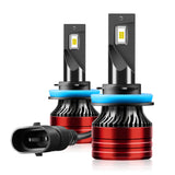 H1 H4 H7 880 881 H11 H8 H13 LED Headlight Bulb 12V-24V 60W 8000LM, IP68 Waterproof Aviation Aluminum Heat Dissipation Design