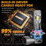 9006 9005 H11 H7 H4 LED Headlight Kit, 300% Brighter Than Halogen, 6000K Daylight, 30W 5000LM, Built-in Decoder, 1:1 Size Non-Polarity, Plug and Play for GMC, Dodge Ram