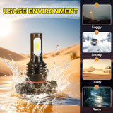 5202 LED Fog Light Bulbs Plug and Play Direct Fit for Jeep Wrangler Cherokee Dodge Charger