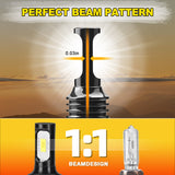 5202 LED Fog Light Bulbs Plug and Play Direct Fit for Jeep Wrangler Cherokee Dodge Charger
