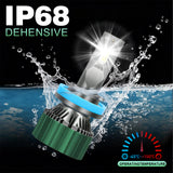 H11 H13 9005 9006 H1 H7 H4 LED Bulbs Super Bright, 120W 16000LM Per Set, 6000K, 360° Adjustable Beam Focus, Waterproof, Dustproof, Shockproof