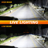 9006 9005 H11 H7 H4 LED Headlight Kit, 300% Brighter Than Halogen, 6000K Daylight, 30W 5000LM, Built-in Decoder, 1:1 Size Non-Polarity, Plug and Play for GMC, Dodge Ram