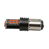 1157 1156 BA15S LED Amber Front Rear Turn Signal Blinker Tail Light Bulb Replacement 12-24V Super Bright 3030 Moulding LED Plug and Play Easy Installation