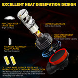 H4 H7 9005 9006 H11 LED Headlight Bulbs 60W 8000LM Super Bright 6000K White IP68 Waterproof for Cars SUVs Trucks
