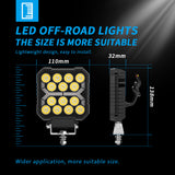 IP67 Waterproof LED Working Light DRL 4.33 Inch 20W 2000LM, with Easy Installation, 9-36V Wide Voltage For 4x4 Truck SUV ATV