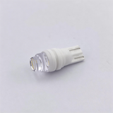 T10 Ceramic LED Bulb 501 Wedge 12V for Car Interior Dome Map License Plate Light （Transparent Cake Shape Lens）