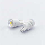 T10 LED Interior Bulb W5W 194 168 Ceramic Body 6000K White 12V Automotive Light for Dome Map Door Courtesy Lamp  (Transparent Spot Beam Lens)