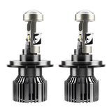 H4 H7 9005 9006 H11 LED Projector Headlight Bulb 6000K White 60W 8000LM High Low Beam with Clear Cut-Off Anti-Glare Design