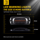 12-LED Super Bright Truck Marker Light – IP65 Waterproof Sealed, 12V 24V Universal Fit for Semi Trailer Lorry Bus RV Camper