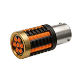 Super Bright 1156 1156 BA15S S25 LED Bulb Amber, 3030 SMD 43LED 360° Full Angle Turn Signal Light