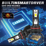 9005 HB3 9006 HB4 H1 H4 H7 H11  LED Headlight Bulbs 12V 50W 6000K Cool White 6000LM IP68 Waterproof Car Headlight Kit