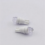 T10 Ceramic LED Bulb 501 Wedge 12V for Car Interior Dome Map License Plate Light （Transparent Cake Shape Lens）