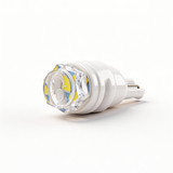 T10 LED Interior Bulb W5W 194 168 Ceramic Body 6000K White 12V Automotive Light for Position Dome Map Door Courtesy Lamp (Transparent Hexagon Lens)