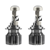 H4 H7 9005 9006 H11 LED Projector Headlight Bulb 6000K White 60W 8000LM High Low Beam with Clear Cut-Off Anti-Glare Design