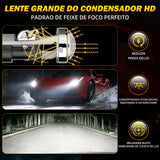 H4 H7 9005 9006 H11 LED Headlight Bulbs 60W 8000LM Super Bright 6000K White IP68 Waterproof for Cars SUVs Trucks