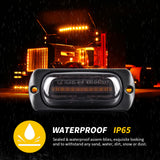 12-LED Super Bright Truck Marker Light – IP65 Waterproof Sealed, 12V 24V Universal Fit for Semi Trailer Lorry Bus RV Camper