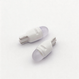 T10 Ceramic LED Bulb 194 168 Replacement, 6000K Cool White 360° Full Angle for Car Dome Map Door License Plate Light 12V （ Smoked Bullet shaped Lens）