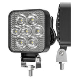 2.5Inch LED Work Light 21W, 8400LM 6000K White, IP67 Waterproof 9-30V, for Off Road Jeep Tractor Boat, Shockproof Dustproof