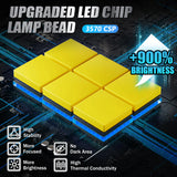 9005 HB3 9006 HB4 H1 H4 H7 H11  LED Headlight Bulbs 12V 50W 6000K Cool White 6000LM IP68 Waterproof Car Headlight Kit
