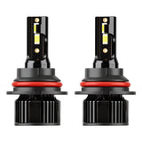 H13 H11 H1 H7 H4 9005 9006 LED Headlight Bulbs, 6000LM 50W 6000K White, Dual Beam Hi/Lo, 360° Adjustable for Ford, Ram Trucks