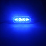 Surface Mount LED Side Marker Light  IP65 Waterproof Sealed, 12V-24V 4W 480LM Universal for Truck Semi Trailer RV Camper, Easy Installation