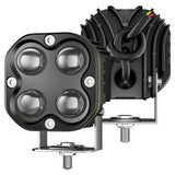 LED Motorcycle Spotlight, RGB Color IP67 Waterproof, 27W 2700LM 9-30V DC, Energy-Saving, Adjustable Bracket, Off-Road & Daily Use